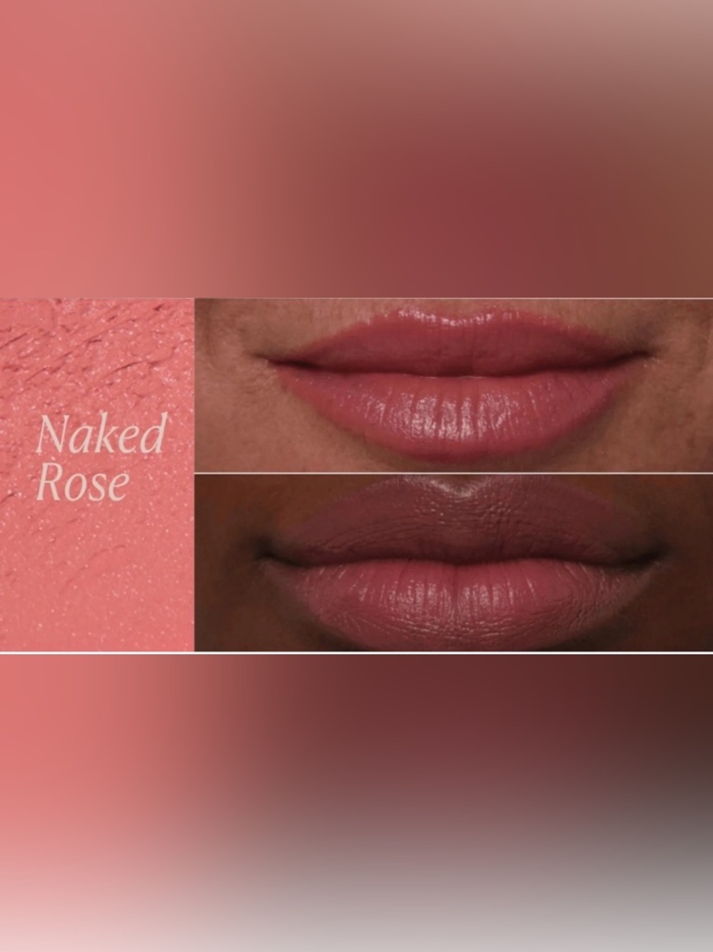 Nakery Beauty Lip Peptide Color Drench - Naked Rose Brand New in Box - Picture 4 of 7